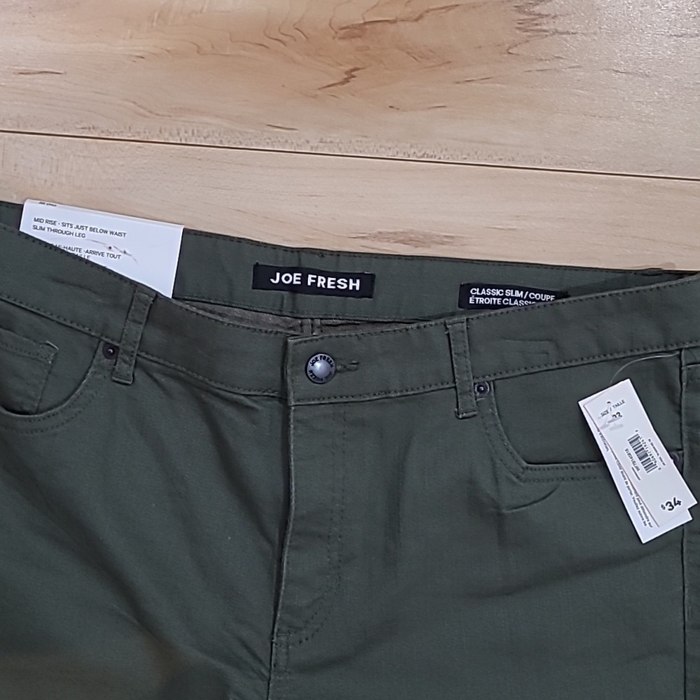 Brand new Joe Fresh size 32 pants - Picture 2 of 6